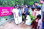 മാലിന്യം തള്ളുന്നതിനെതിരെ  കുട്ടികളുടെ പൂന്തോട്ടം പദ്ധതി